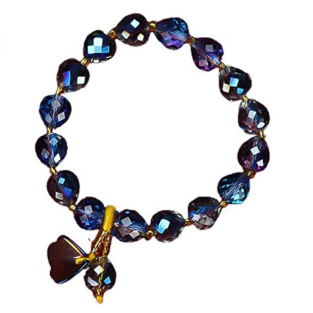 Stylized Aurora Borealis Crystal Bracelet